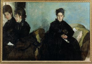 モンテハシ公爵夫人とその娘エレナとカミラ、1876